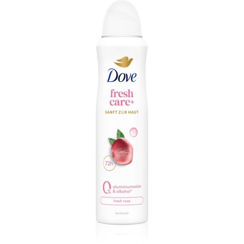 Dove 0% ALU Fresh Rose alkohol - und aluminiumfreies Deo im Spray 150 ml