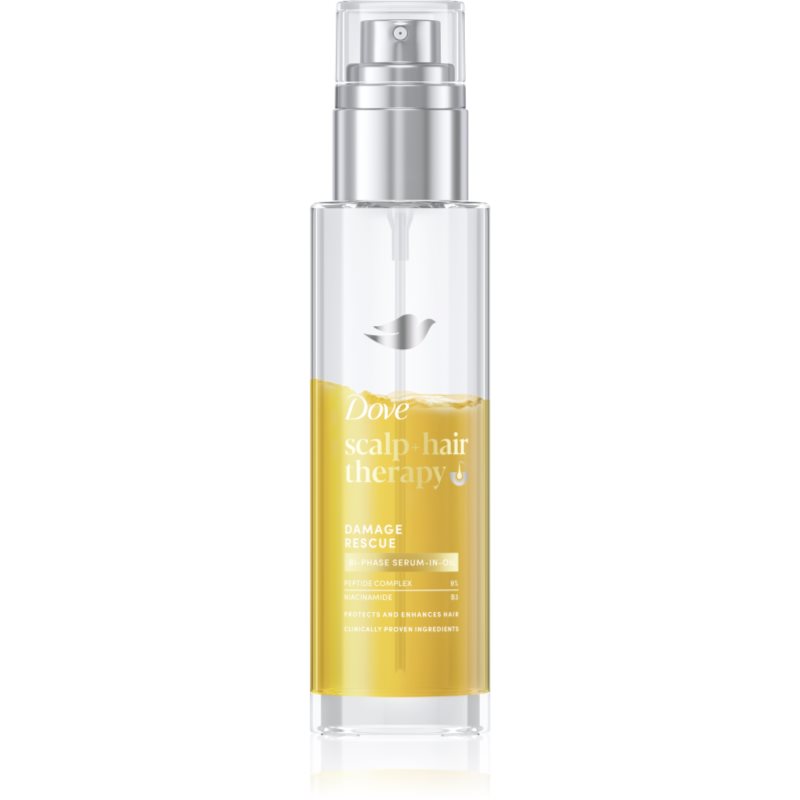 Dove Dove Scalp + Hair Therapy Damage Rescue olio per capelli rigenerante 100 ml
