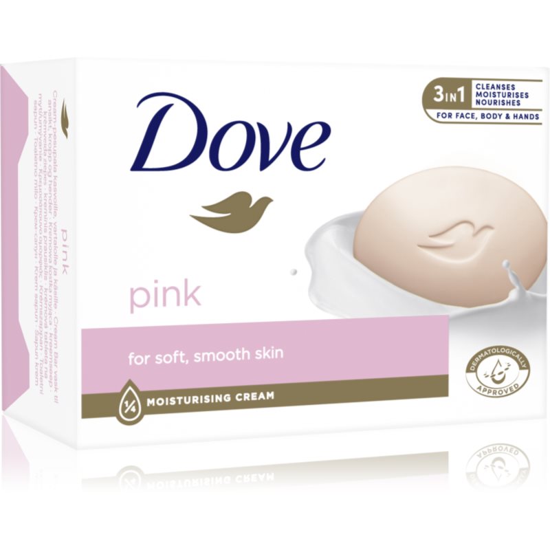 Dove Pink čisticí tuhé mýdlo 90 g
