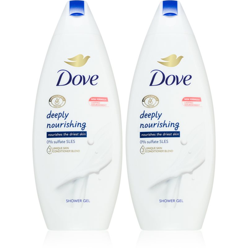 Dove Advanced Care Deeply Nourishing овлажняващ душ гел (изгодна опаковка)