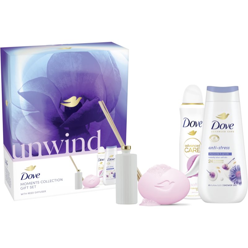 Dove Unwind dárková sada + difuzér