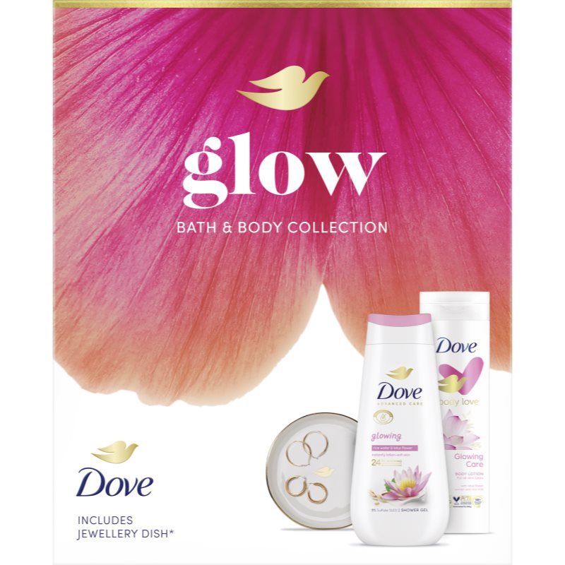 Dove Glow Geschenkset für Damen
