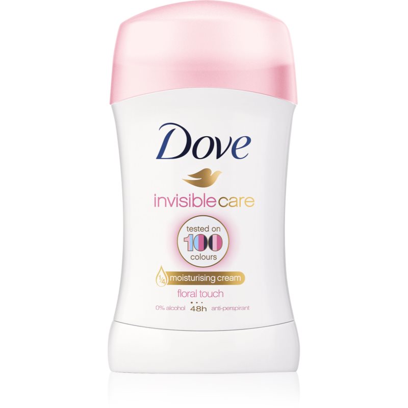 

Dove Invisible Care Floral Touch твердий антиперспірант від білих плям без алкоголя