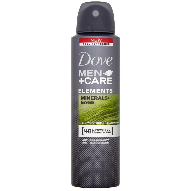 

Dove Men+Care Elements дезодорант-антиперспірант спрей 48 годин Minerals + Sage