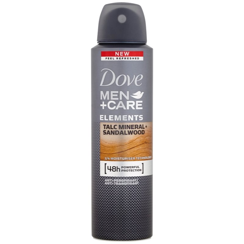 

Dove Men+Care Elements антиперспірант спрей 48 годин Talc Mineral + Sandalwood