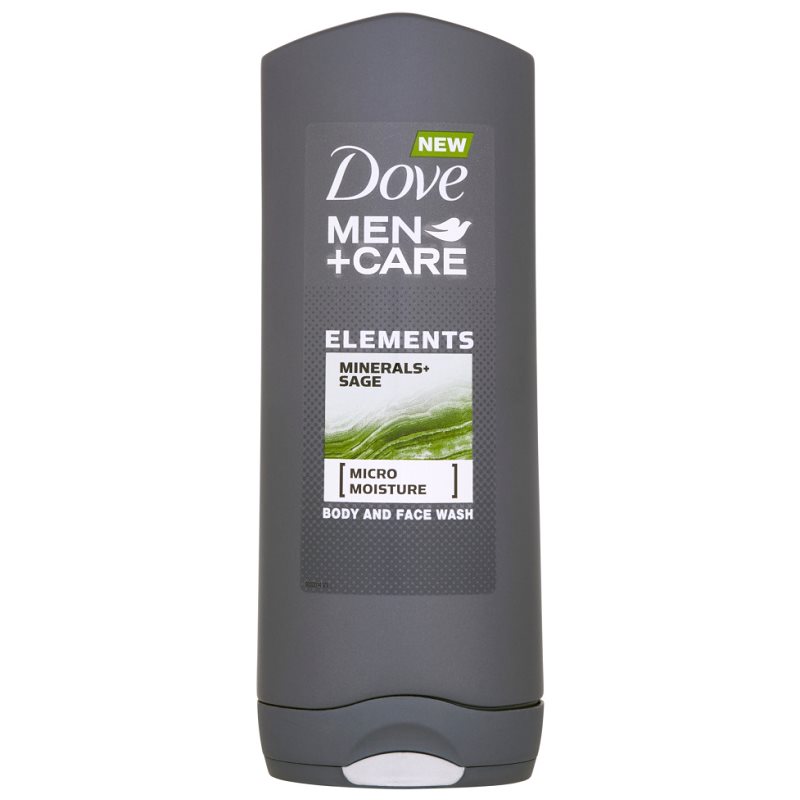 

Dove Men+Care Elements гель для душа для обличчя та тіла 2 в 1