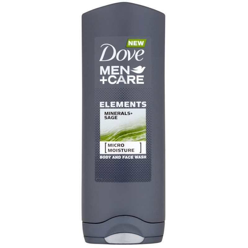 

Dove Men+Care Elements гель для душа для обличчя та тіла 2 в 1