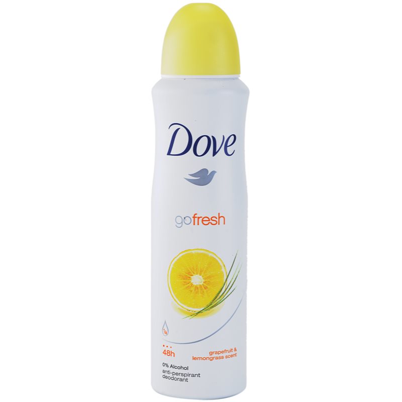 

Dove Go Fresh Energize дезодорант-антиперспірант спрей 48 годин грейпфрут та лемонграсс