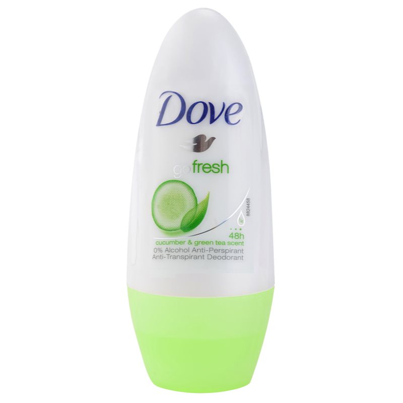 Dove Go Fresh Fresh Touch guličkový antiperspirant uhorka a zelený čaj 48h 50 ml