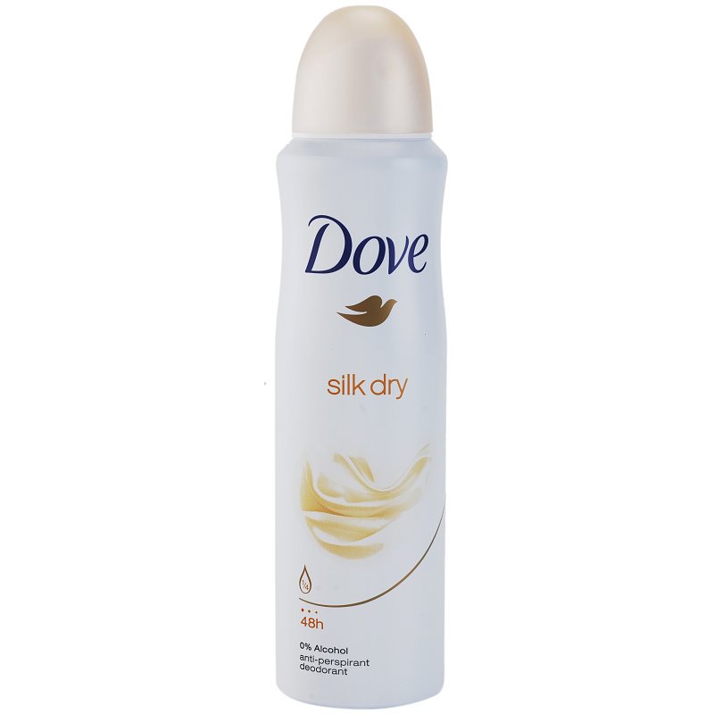 

Dove Silk Dry дезодорант-антиперспірант спрей 48h