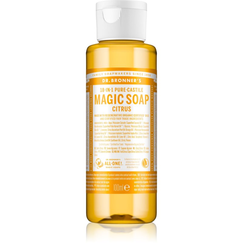 Dr. Bronner’s Citrus Universelle Flüssigseife 100 ml