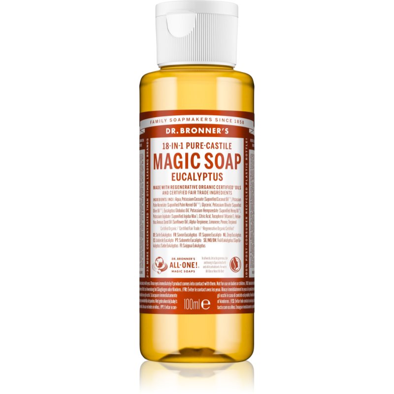 Dr. Bronner’s Eucalyptus течен универсален сапун 100 мл.
