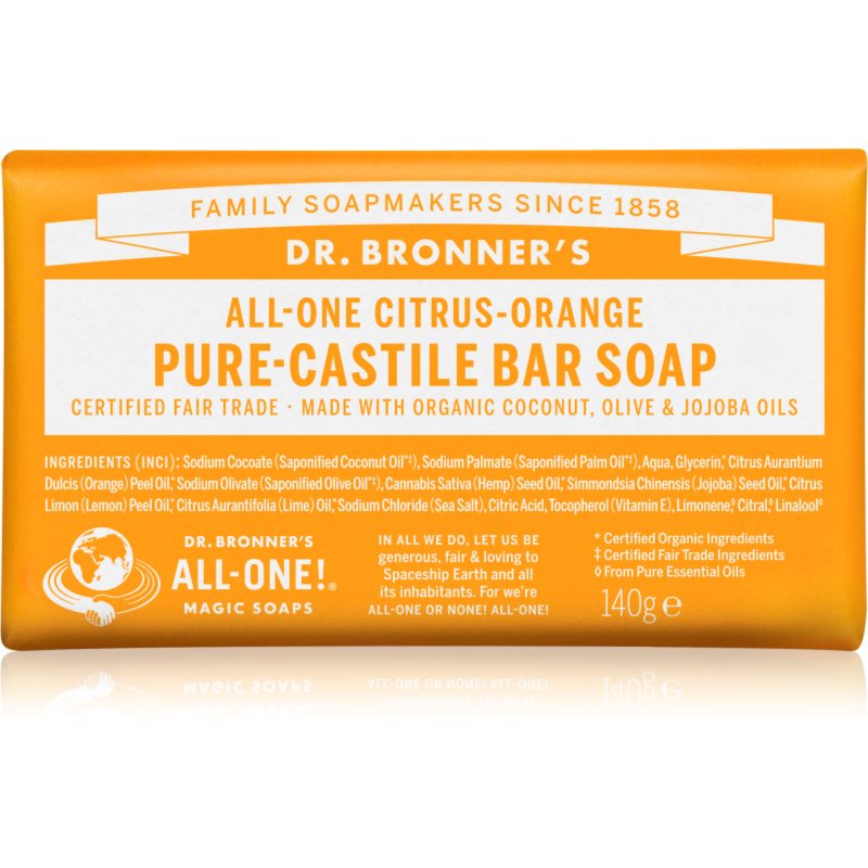 

Dr. Bronner’s Citrus & Orange туалетне мило