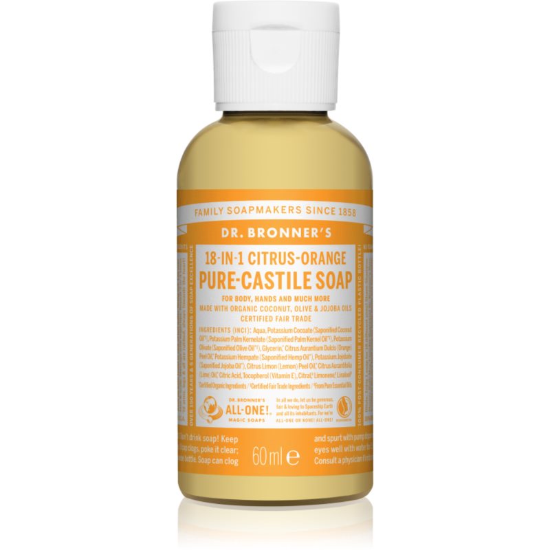 

Dr. Bronner’s Citrus & Orange рідке універсальне мило