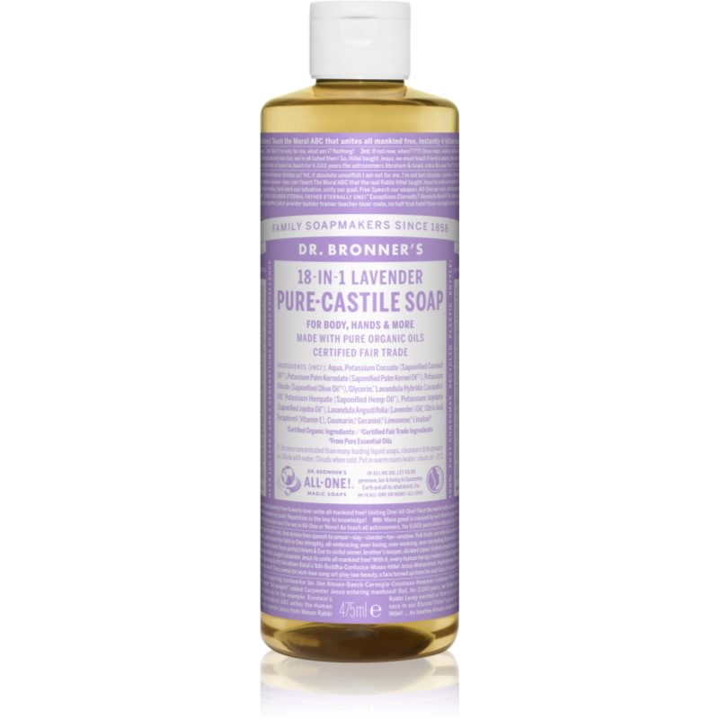 E-shop Dr. Bronner’s Lavender tekuté univerzální mýdlo 475 ml