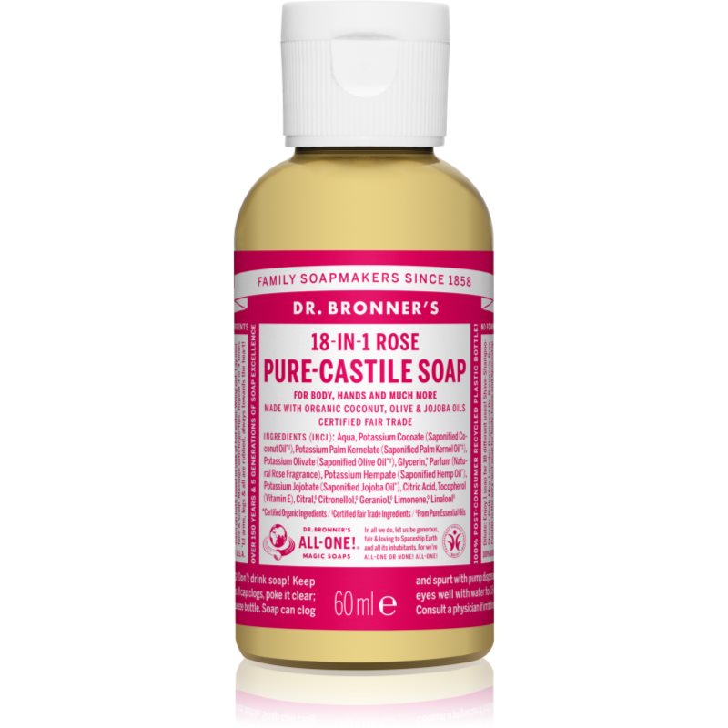 

Dr. Bronner’s Rose рідке універсальне мило