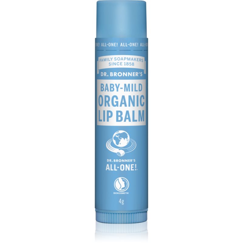 

Dr. Bronner’s Baby-Mild Lip Balm бальзам для губ без ароматизатора