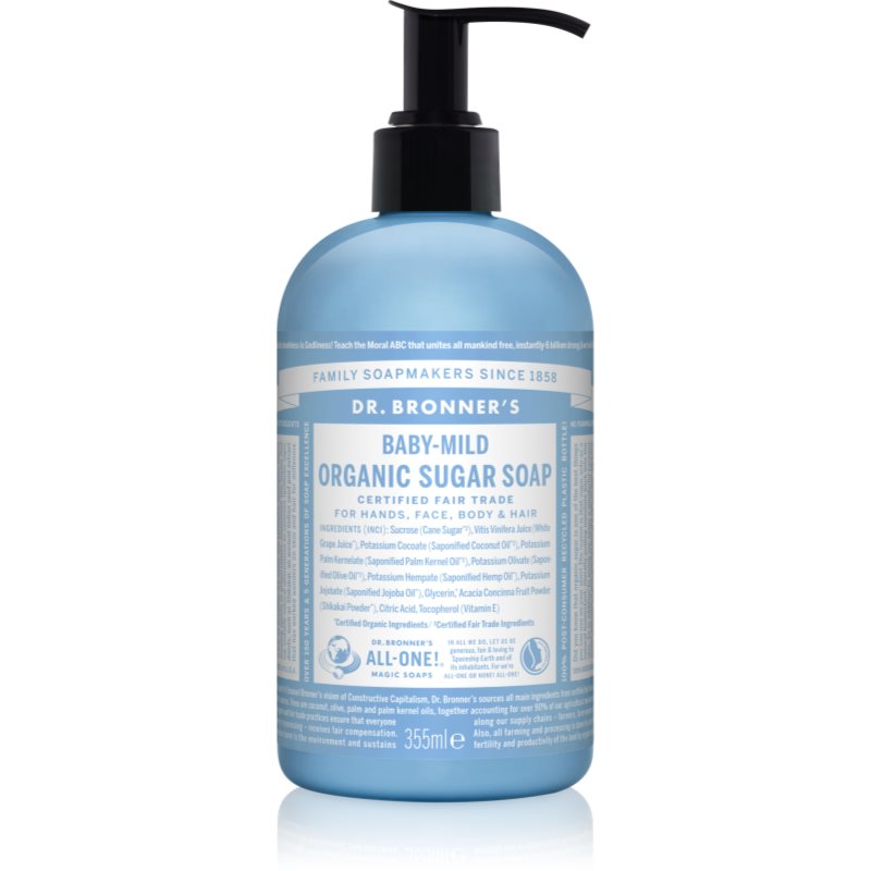 

Dr. Bronner’s Baby-Mild рідке мило для тіла та волосся не ароматизовано