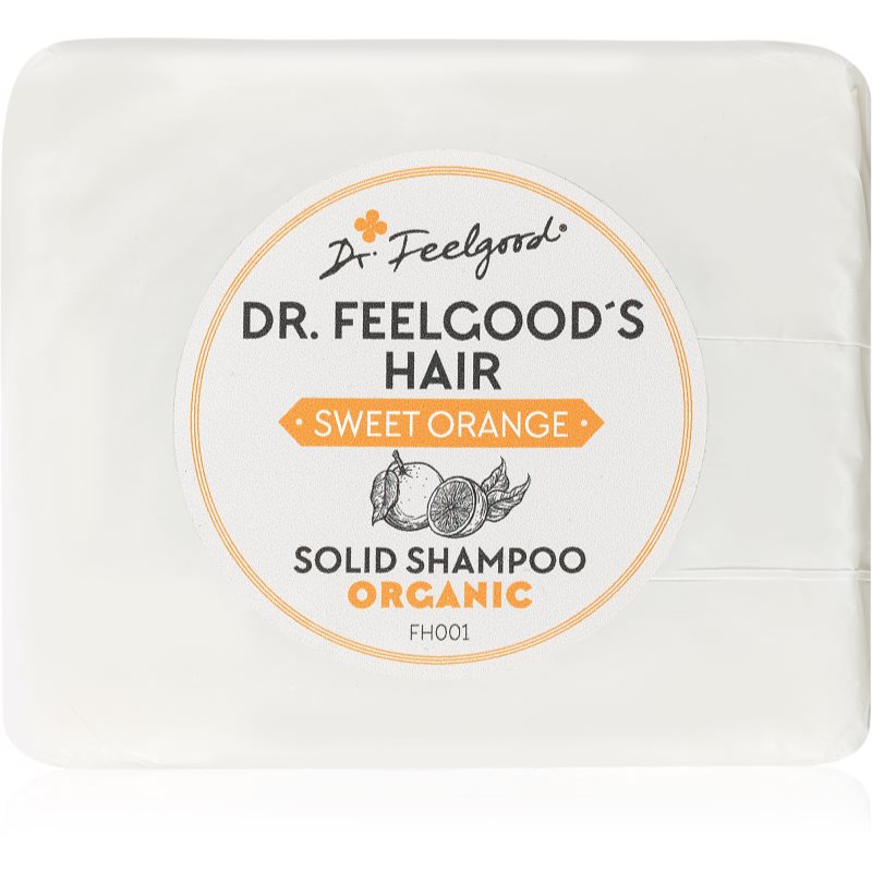 Dr. Feelgood Sweet Orange ekologiškas kietasis šampūnas 100 g