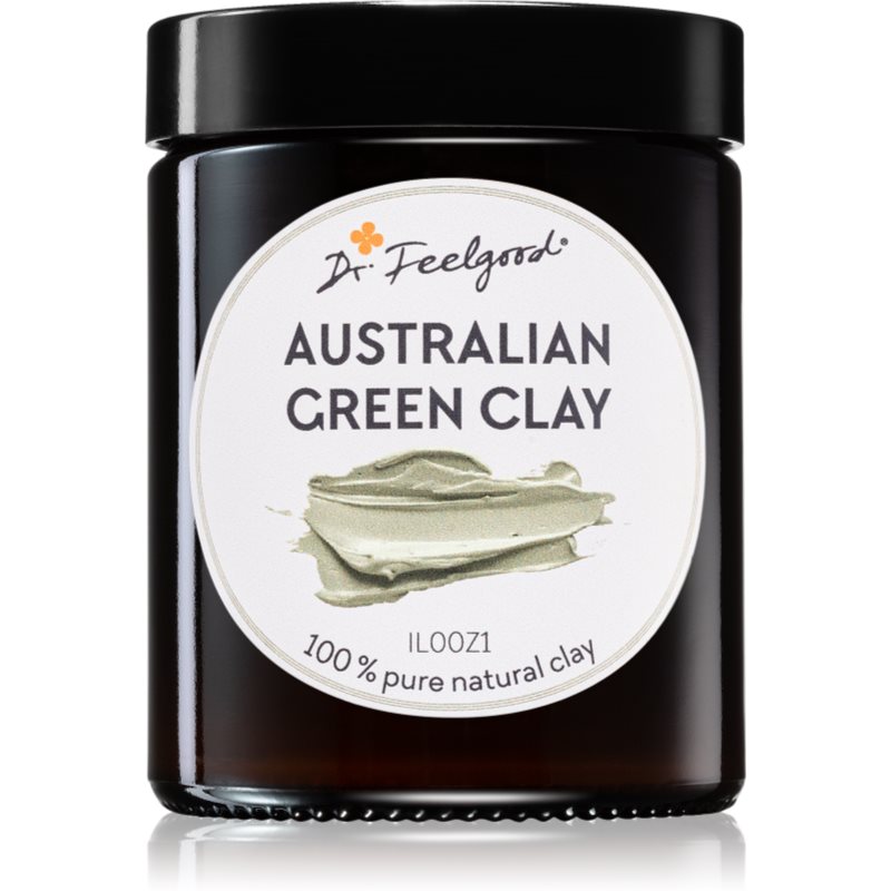 Dr. Feelgood Australian Green Clay valomoji molio kaukė veidui 150 g