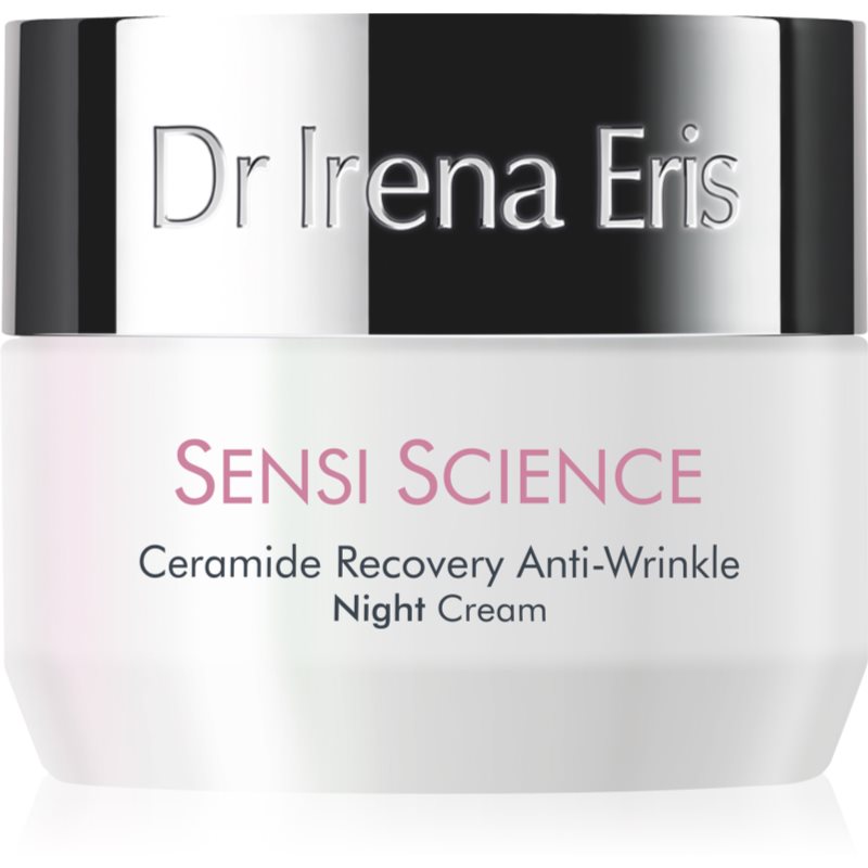 Dr Irena Eris Sensi Science Ceramide Recovery Anti-Wrinkle Night Cream nočna regeneracijska krema proti gubam 50 ml