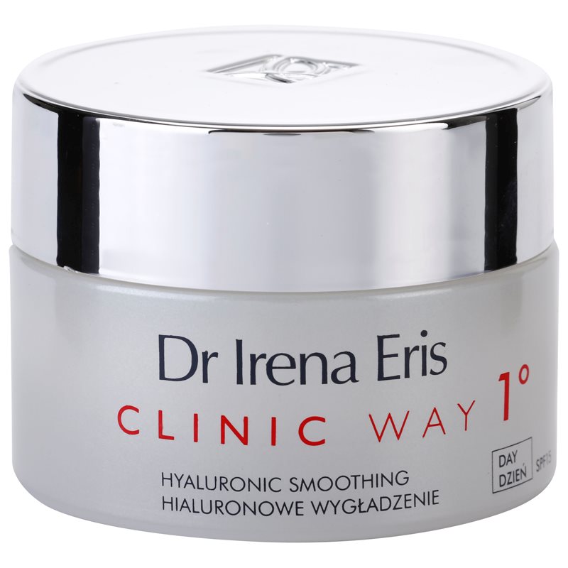 

Dr Irena Eris Clinic Way 1° денний зволожуючий розгладжуючий крем проти мімічних зморшок SPF 15