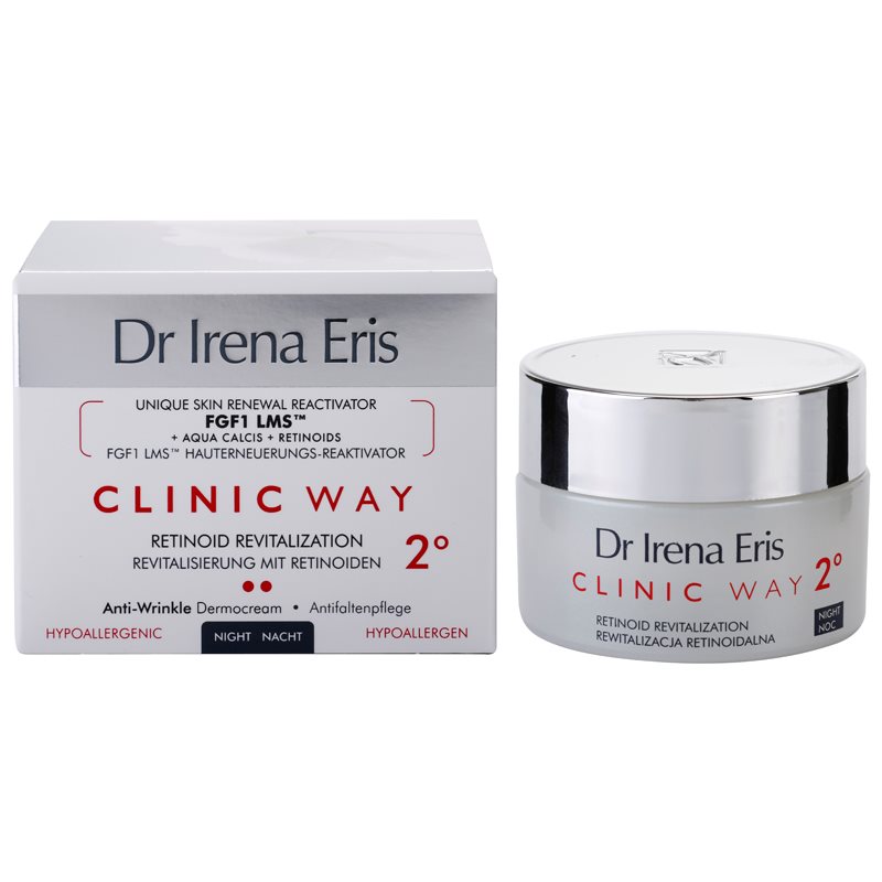 Dr Irena Eris Clinic Way 2° зміцнюючий та пом'якшуючий нічний крем проти зморшок 50 мл