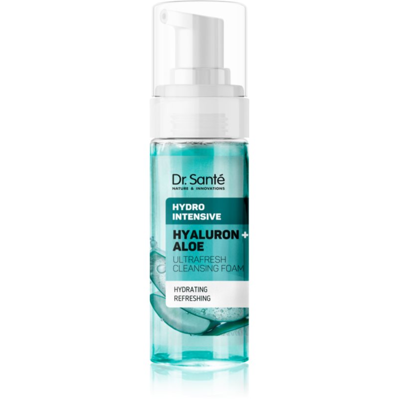 Dr. Santé Hydro Intensive Hyaluron + Aloe hydratační čisticí pěna pro všechny typy pleti 150 ml