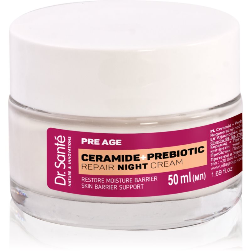 Dr. Santé Pre Age Ceramide + Prebiotic regenerační noční krém pro zralou pleť 50 ml