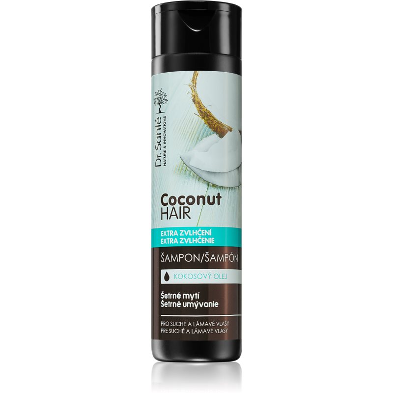 Dr. Santé Coconut kókuszolajat tartalmazó sampon száraz és törékeny hajra 250 ml