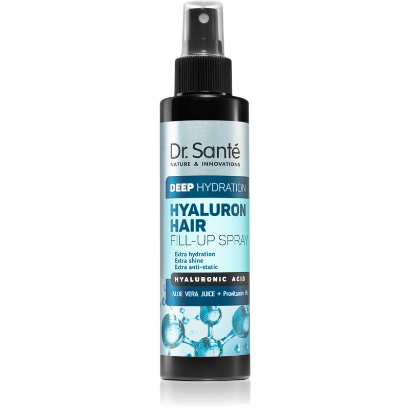 Dr. Santé Hyaluron öblítést nem igénylő hidratáló ápolás spray -ben 150 ml
