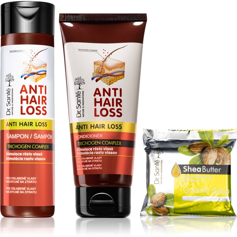 Dr. Santé Anti Hair Loss ekonomiška pakuotė III.