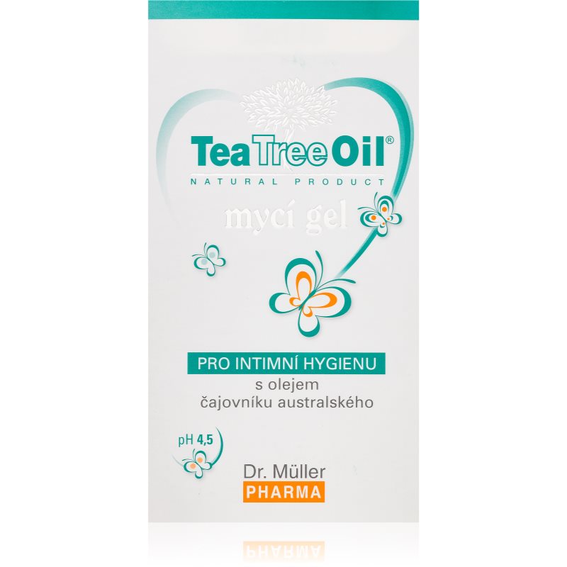 Dr. Müller Tea Tree Oil For intimate hygiene intymios higienos gelis su arbatmedžio ekstraktais 200 ml