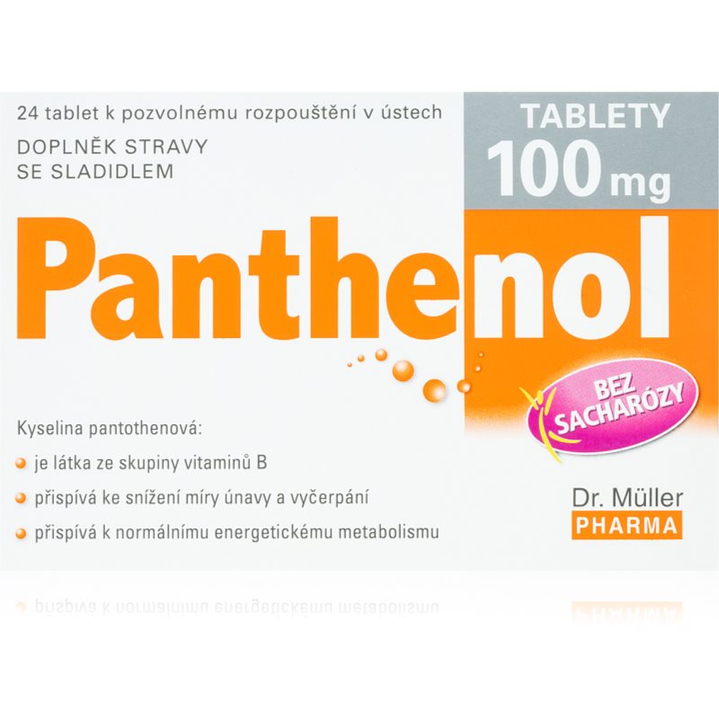 Panthenol tablety 100mg tbl.24 Dr.Müller koupíte na Notino.cz