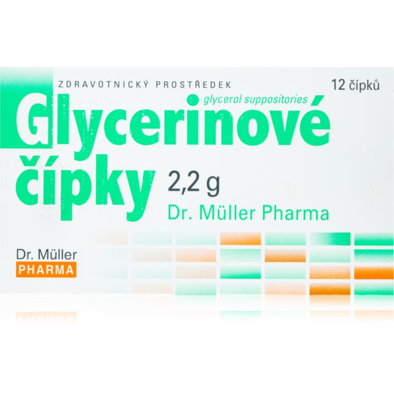 Dr. Müller Glycerínové čapíky 2,2 g čapíky na podporu zdravia vylučovacej sústavy 12 ks kúpite na Notino.sk