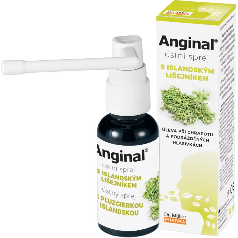 Dr. Müller Anginal® Спрей для порожнини рота для заспокоєння слизової оболонки ротової порожнини 30 мл