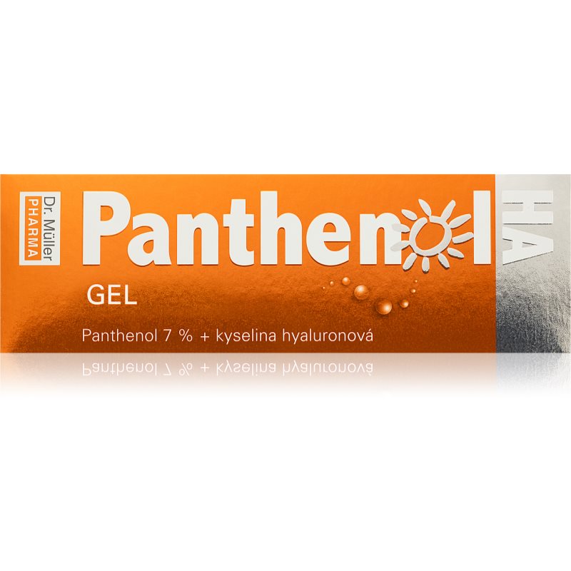 Dr. Müller Panthenol HA gel 7% nyugtató napozás utáni gél hialuronsavval 110 ml