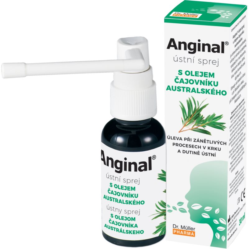 Dr. Müller Anginal® ústny sprej pri zápale v krku a ústnej dutine 30 ml kúpite na Notino.sk