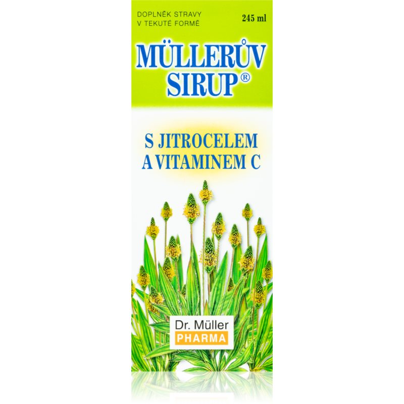 Dr. Müller Müllerův sirup® s plantainom a vitamínom C sirup na podporu imunity, zníženie miery únavy a vyčerpania 245 ml kúpite na Notino.sk