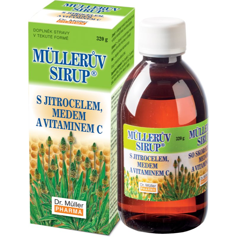 Dr. Müller Müllerův sirup® s plantainom, medom a vitamínom C sirup na podporu imunitného systému 245 ml kúpite na Notino.sk