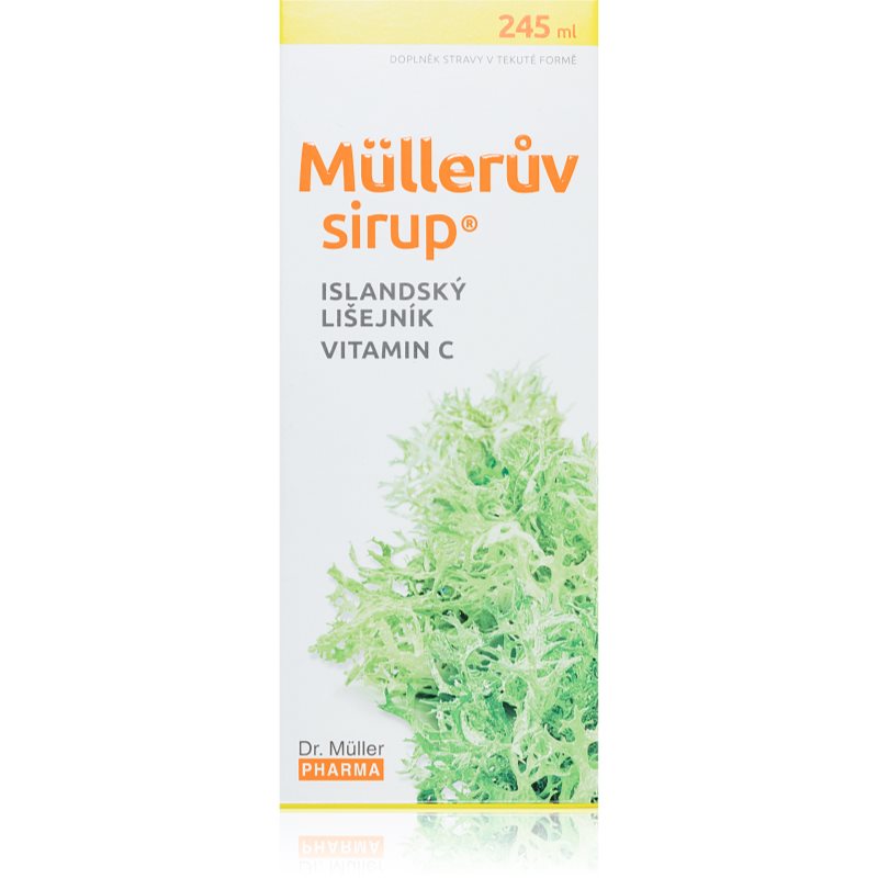 Dr. Müller Müllerův sirup® s islandským lišajníkom a vitamínom C sirup na podporu imunity, zníženie miery únavy a vyčerpania 245 ml kúpite na Notino.sk