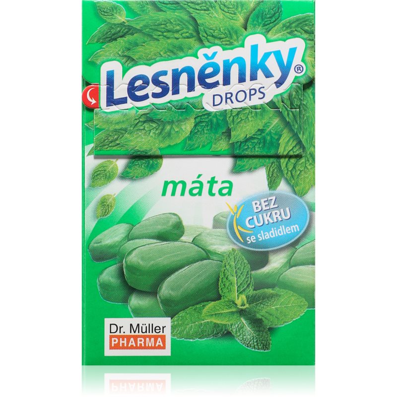 Lesněnky drops máta bez cukru 38g Dr.Müller koupíte na Notino.cz