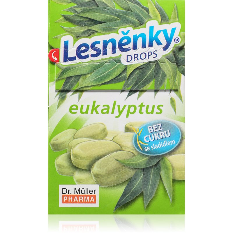 Lesněnky drops eukalyptus bez cukru 38g Dr.Müller koupíte na Notino.cz