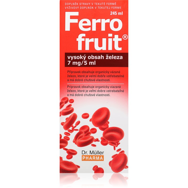 Dr. Müller Ferrofruit perorálny roztok s obsahom železa 245 ml