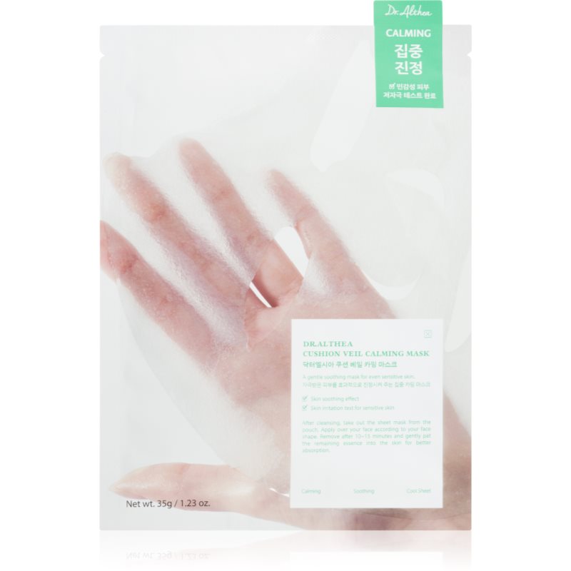 Dr. Althea Cushion Veil Calming Mask upokojujúca plátienková maska s hydratačným účinkom 35 g
