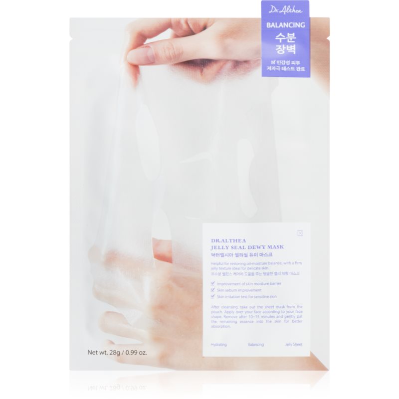 Dr. Althea Jelly Seal Dewy Mask hydratačná plátienková maska s regeneračným účinkom 28 g
