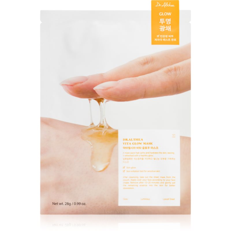 Dr. Althea Vita Glow Mask rozjasňujúca plátienková maska 28 g
