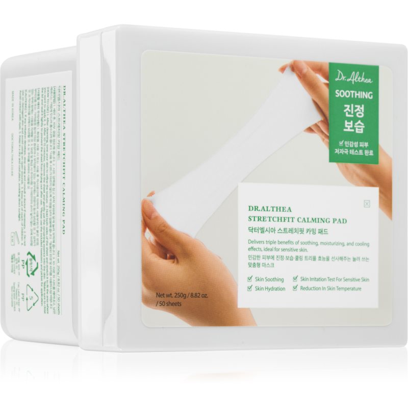 Dr. Althea StretchFit Calming Pad upokojujúce vankúšiky pre regeneráciu pleti 50 ks