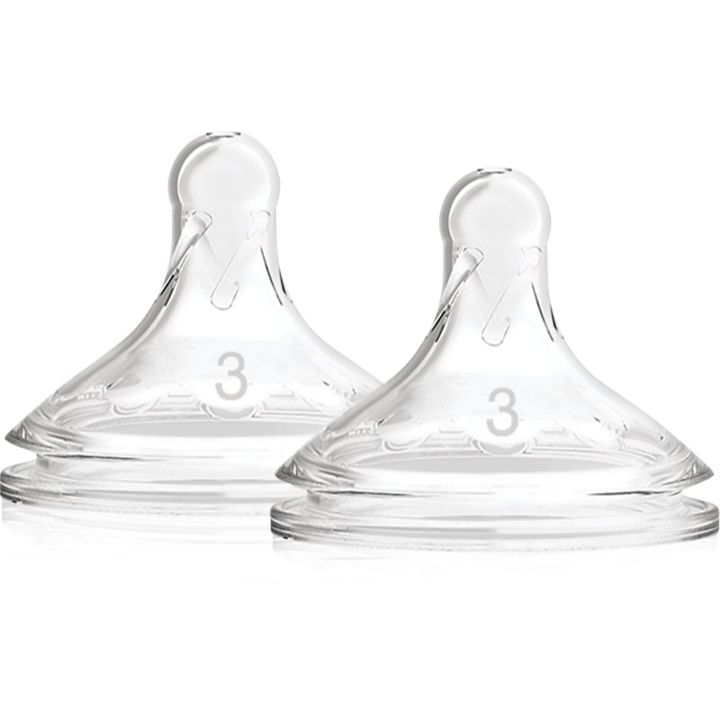 Dr. Brown's Options+ Wide-Neck Level 3 baby bottle teat 6 m+ 2 pc