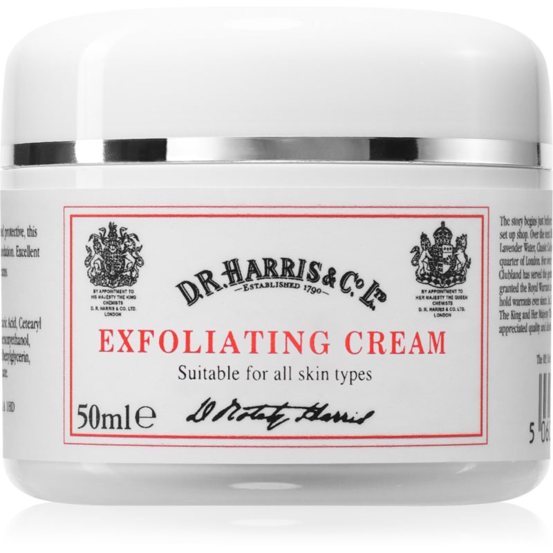 D.R. Harris Exfoliating Cream Reinigungspeeling für das Gesicht für Herren 50 ml